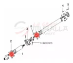 Cruceta Cardán Deer / Wingle (29 X 77 Mm) / 4x2 - Imagen 2