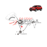Piola Apertura Exterior Puerta Trasera - Haval H6 (1.5L/1.5L Turbo) - Imagen 2