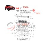 Juego Balancines Admisión / Escape con Taquies - Tiggo 2 / Fulwin (1.5L) - Imagen 4