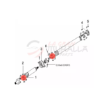 Cruceta Cardán (29 X 77 mm) / 4x2 - Great Wall Hover / H3 / H5 - Imagen 2